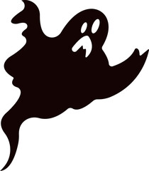 Black Halloween Ghost