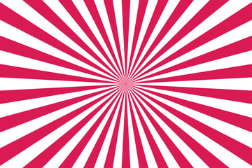 Pink sunburst pattern background with rays for mother's day and valentine's day