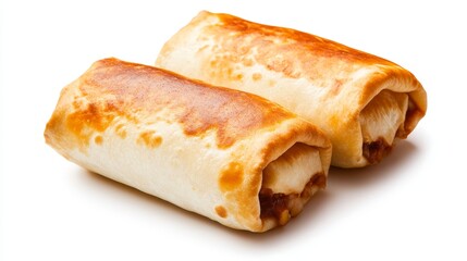 Baked Pastry Rolls - Golden-brown baked rolls, savory filling, flaky pastry, delicious snack, perfect appetizer.