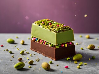 Delicious Pistachio   Chocolate Bars