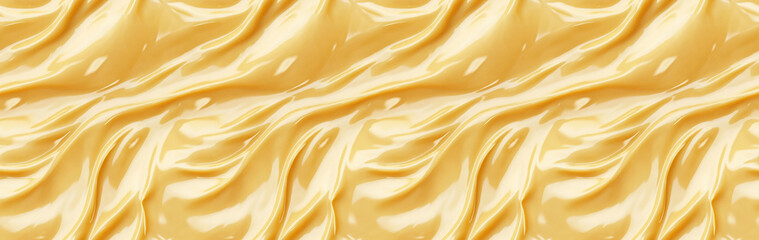 Obraz premium Luxurious flat lay of cocoa butter texture, seamless tile