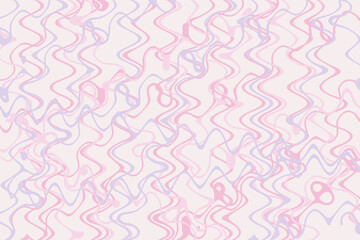 Pink doodle abstract background. Illustration for banner, poster, card