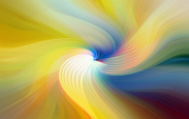 Obraz premium Vibrant abstract background with colorful swirling patterns, blending vivid red, pink, blue, and yellow hues. Perfect for modern art, design projects, or digital creativity