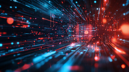 futuristic cyberpunk concept background 