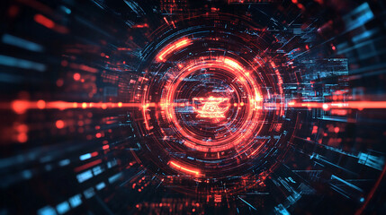 futuristic cyberpunk concept background 