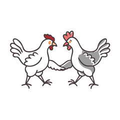 Fun Chicken SVG for Poultry-Themed Graphics