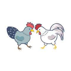 Fun Chicken SVG for Poultry-Themed Graphics