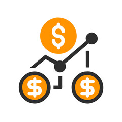 Stylized Money Bag Vector for Financial Graphics