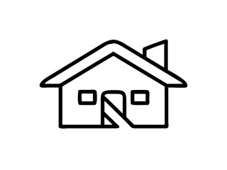 Elegant House Illustration in SVG Format