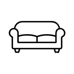 Elegant Couch Illustration in SVG Format