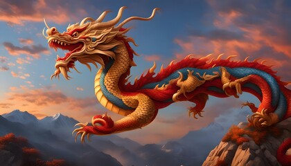 Obraz premium Traditional Chinese Dragon