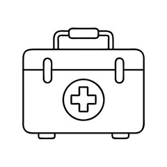 Obraz premium first aid kit icon