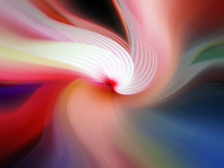 Vibrant abstract background with colorful swirling patterns, blending vivid red, pink, blue, and yellow hues. Perfect for modern art, design projects, or digital creativity