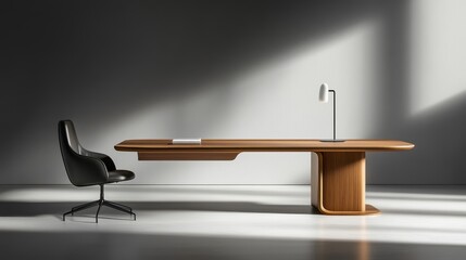 Illuminated desk setup, enhance productivity with stylish workspace lighting modern