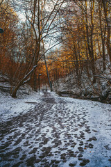 A road at Jordbodalen in Helsingborg, Sweden.