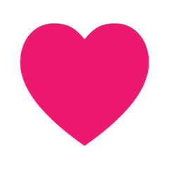 Pink heart icon vector, Love icon, Heart icon.