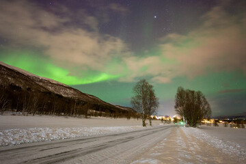 Aurores bor&eacute;ales tromso Norv&egrave;ge