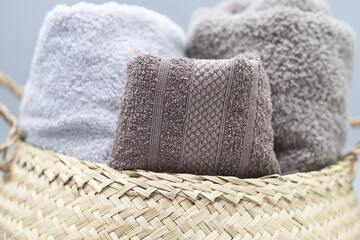 Сotton towels close up