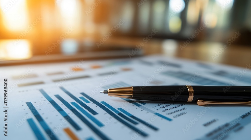Poster a high-resolution image of a financial report featuring multiple bar charts with detailed performanc