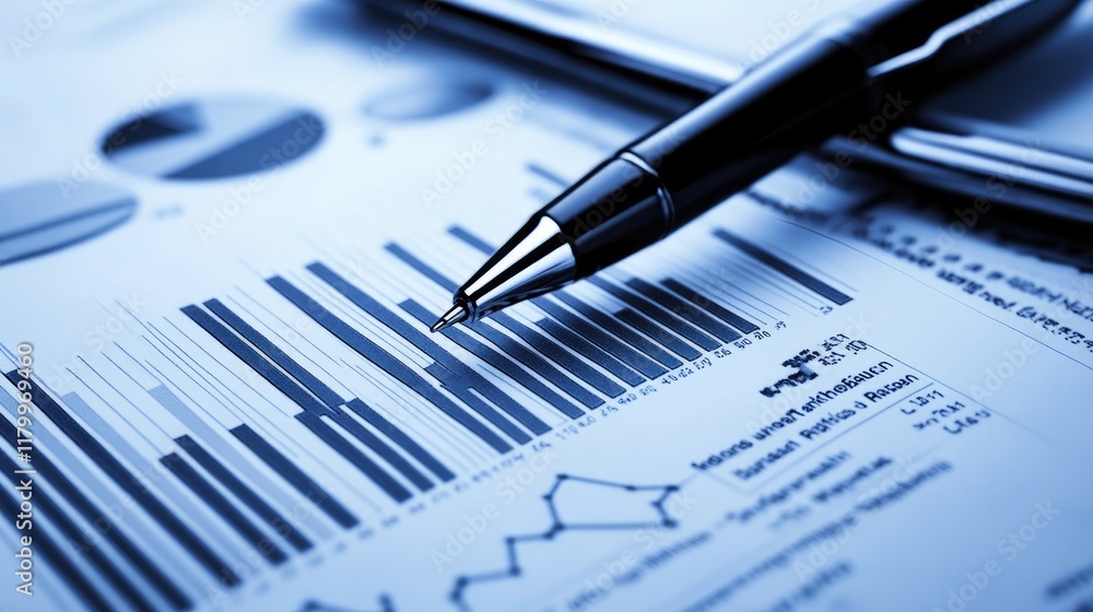 Poster a high-resolution image of a financial report featuring multiple bar charts with detailed performanc