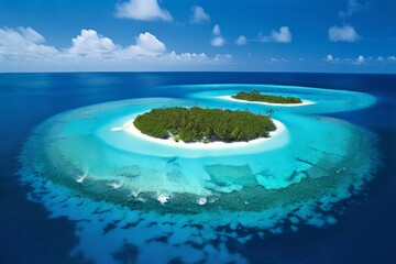 atoll anthems the circular beauty of an atoll sparks unique rhym