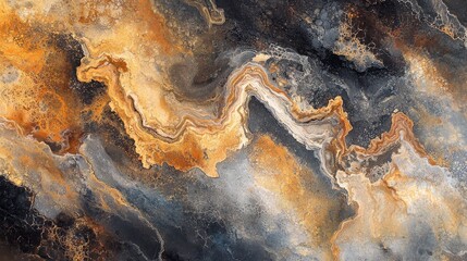 Rusted iron texture with intricate corrosion patterns and earthy tones