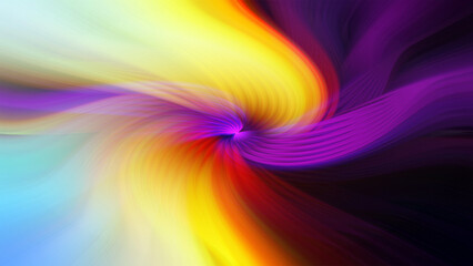 Vibrant abstract background with colorful swirling patterns, blending vivid red, pink, blue, and yellow hues. Perfect for modern art, design projects, or digital creativity