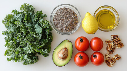 Raw Salad Ingredients for a Health Boost