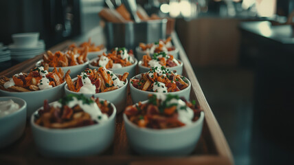 Loaded Fries with Melty Cheese and Bacon