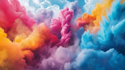 Fototapeta premium Abstract background with Bold steam of color mimicking the dynamic movement