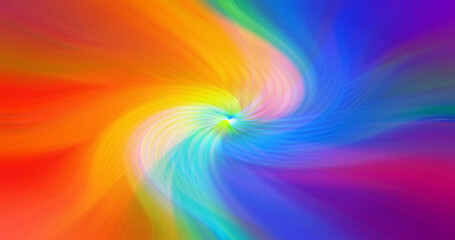 Vibrant abstract background with colorful swirling patterns, blending vivid red, pink, blue, and yellow hues. Perfect for modern art, design projects, or digital creativity