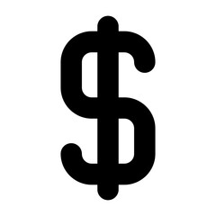 Dollar Sign Vector Icon Design