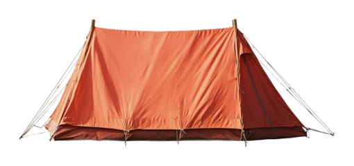 Camping Tent Pole with Durable Aluminum Construction - Isolated on White Background