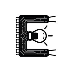 E letter logo icon vector illustration