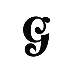 G letter logo icon vector illustration