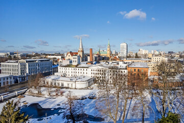 City of Lodz, Poland. View of the White Factory.