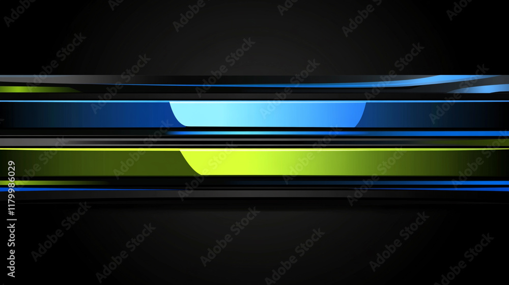 Poster blue light trails creating a dynamic abstract background, abstract light background.