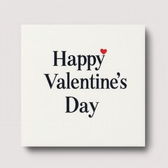 Beautiful 'Happy Valentine's Day' calligraphy in an artistic script style, perfect for romantic greeting cards, wedding invitations, and love-themed projects