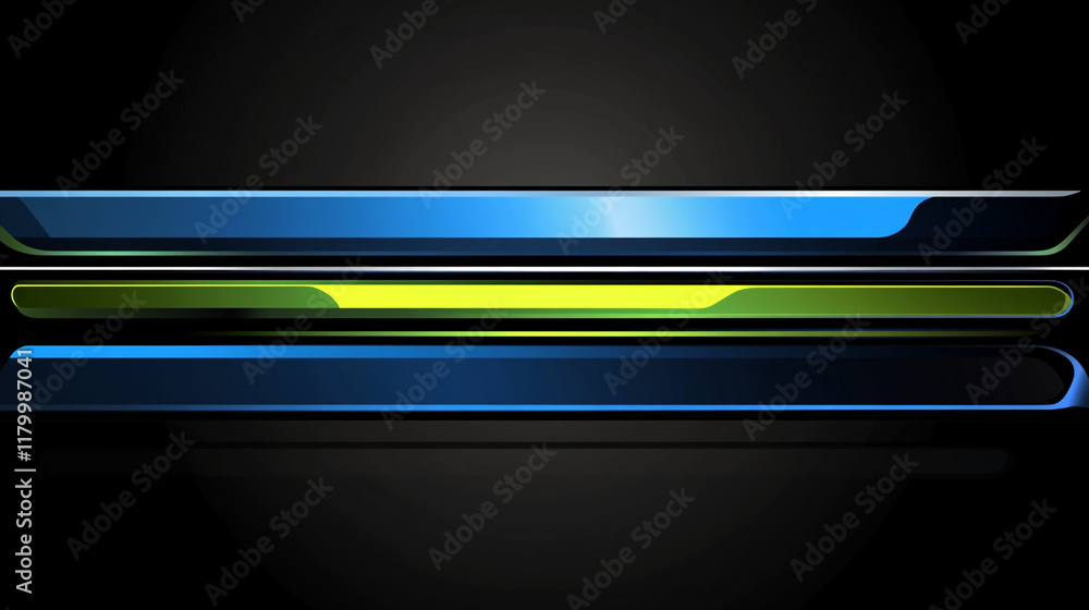 Poster blue light trails creating a dynamic abstract background, abstract light background.