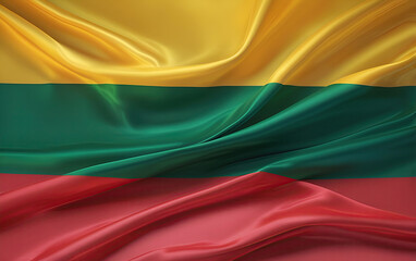 lithuanian flag for national Day or Independence Day of lithuania