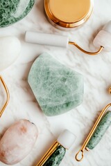 Jade gua sha tool & facial rollers