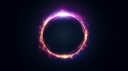 Luminous Ring of Energy Cosmic Nebula