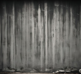 Grunge metal wall texture background, suitable for Halloween theme background, old cracks in cement, dusty old film effect texture, horror concrete imitation facade wall, generative AI