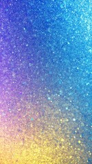 Fototapeta premium This holographic texture combines deep blue, bright yellow, and soft lilac shades, perfect for striking backgrounds and graphic design, ensuring an impressive visual impact that attracts attention