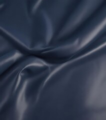 Obraz premium Close-up dark blue faux leather, solid background, surface, tone, smooth