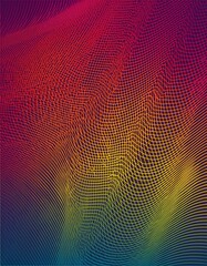 Fototapeta premium Background colorful halftone gradient vector background. Generated image
