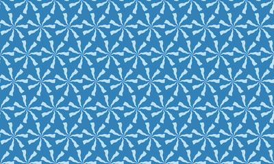 Fototapeta premium Elegant blue and light blue abstract floral seamless pattern. Perfect for textile prints, wallpapers, website backgrounds, and decorative projects.