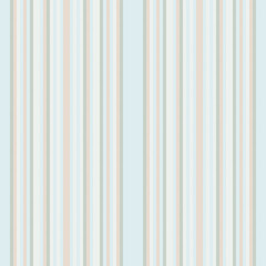 Obraz premium Store stripe texture background, minimalist textile vertical lines. Jacket fabric seamless vector pattern in white and sea shell colors.