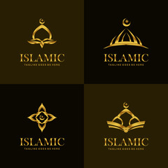 Islamic Logo Vector Art  Icons  and Graphics