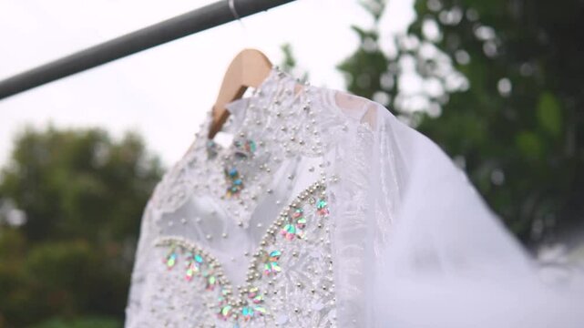 Wedding Dress Indonesia Melayu Akad Gaun Pengantin